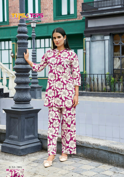 Cotton Trends Vol 2 Tips Tops Co Ord Set Wholesale