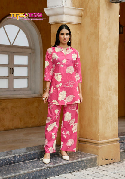 Cotton Trends Vol 2 Tips Tops Co Ord Set Wholesale