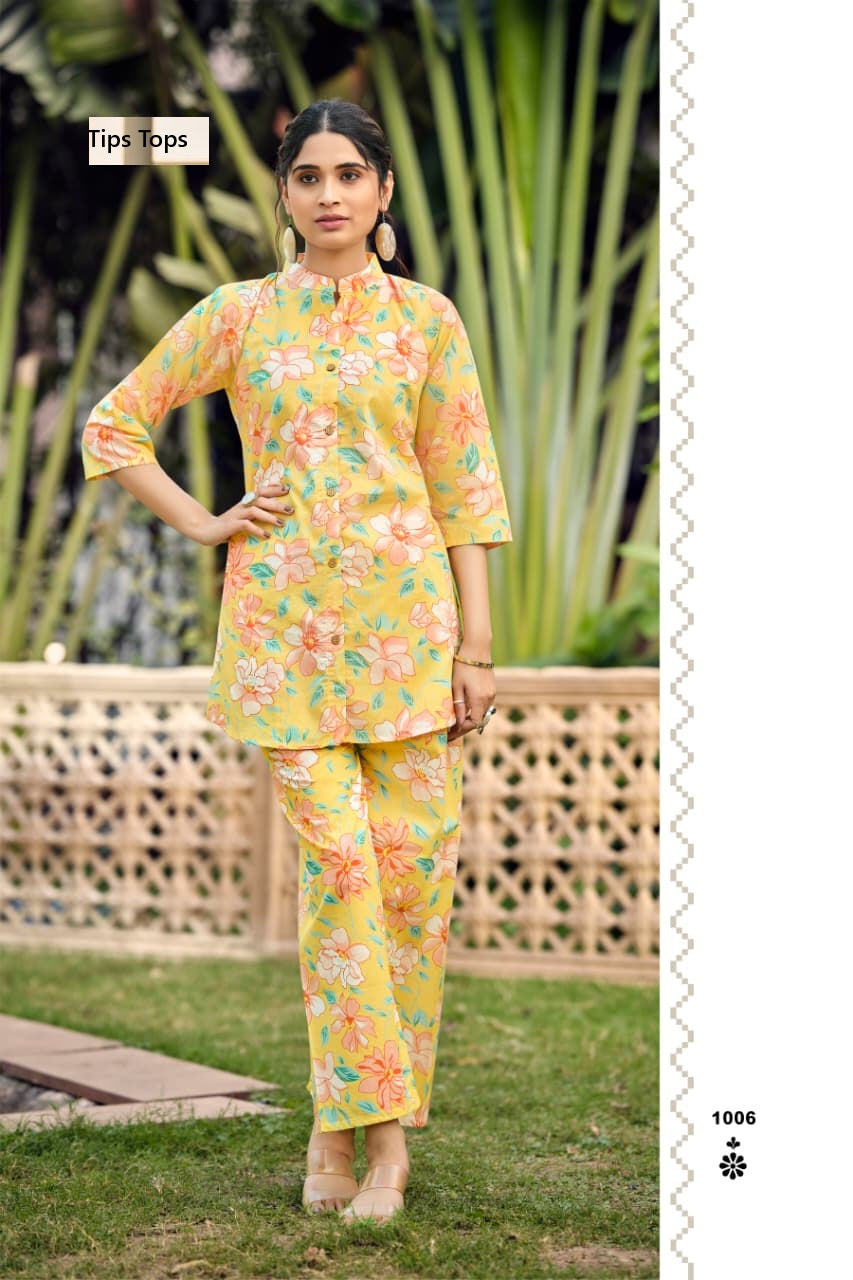 Cotton Trends Vol 3 Tips Tops Cotton Co Ord Set Supplier