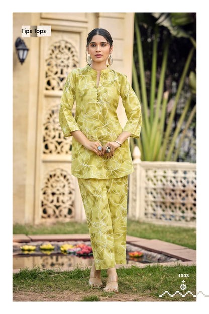 Cotton Trends Vol 3 Tips Tops Cotton Co Ord Set Supplier