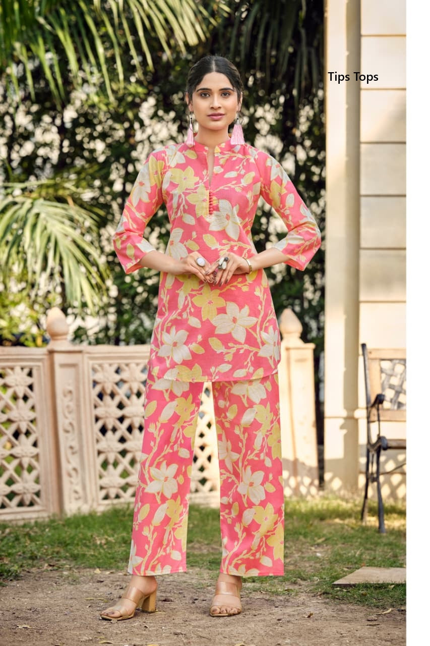 Cotton Trends Vol 3 Tips Tops Cotton Co Ord Set Supplier