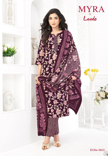 Cotton Trendz Vol 1 Myra Laado Readymade Pant Style Suits Wholesaler Gujarat