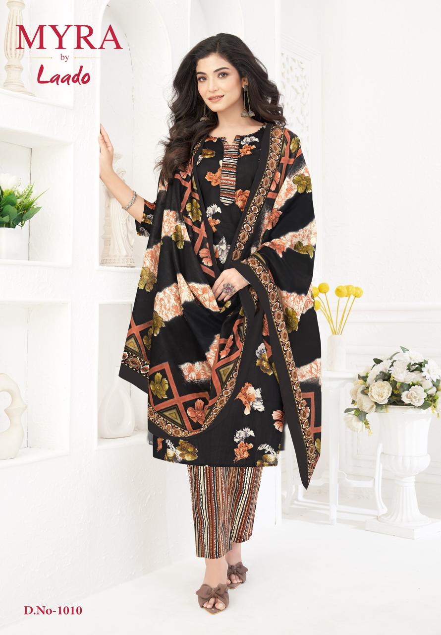 Cotton Trendz Vol 1 Myra Laado Readymade Pant Style Suits Wholesaler Gujarat
