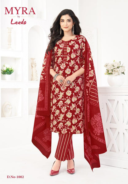 Cotton Trendz Vol 1 Myra Laado Readymade Pant Style Suits Wholesaler Gujarat