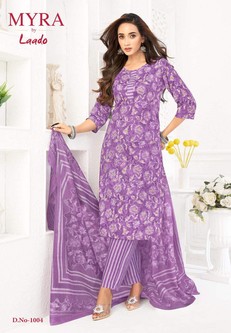 Cotton Trendz Vol 1 Myra Laado Readymade Pant Style Suits Wholesaler Gujarat