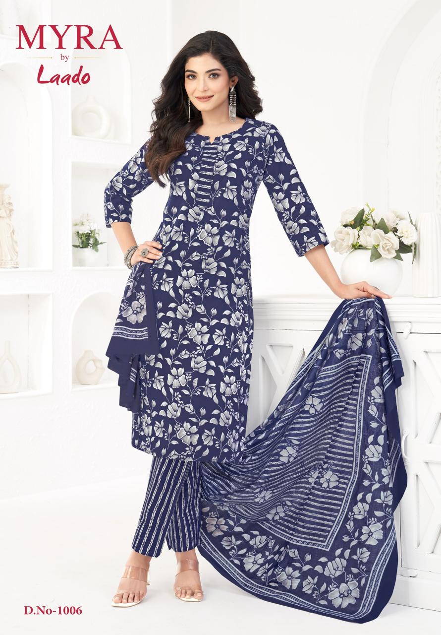 Cotton Trendz Vol 1 Myra Laado Readymade Pant Style Suits Wholesaler Gujarat