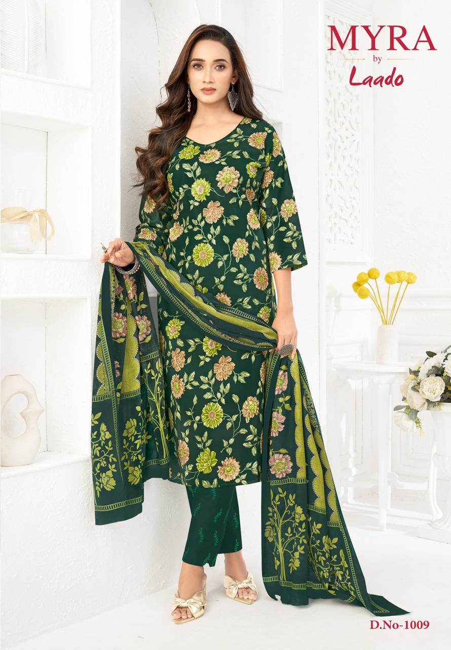 Cotton Trendz Vol 1 Myra Laado Readymade Pant Style Suits Wholesaler Gujarat