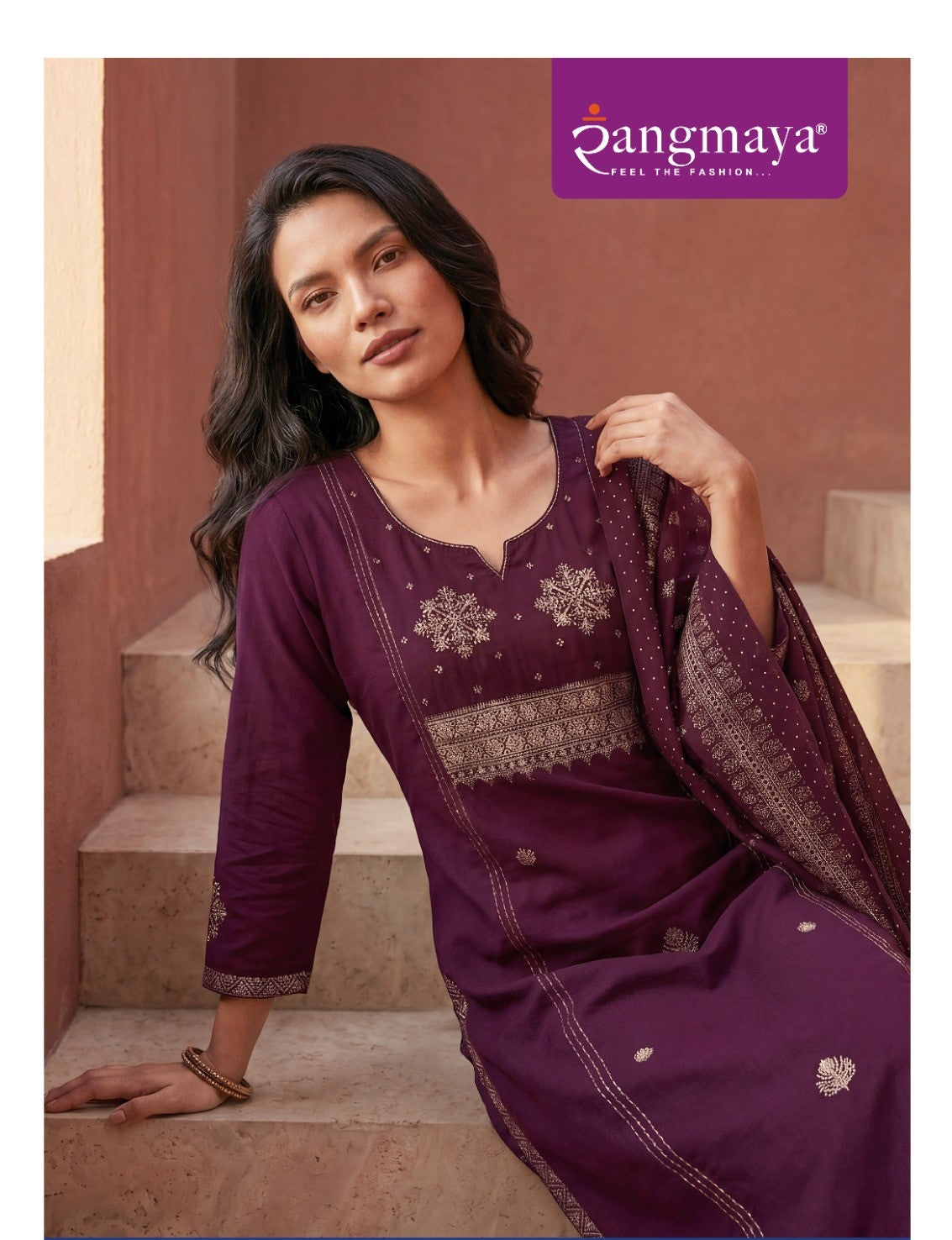 Cotton Zulfi Rangmaya Dhabu Cotton Readymade Plazzo Style Suits Manufacturer Ahmedabad