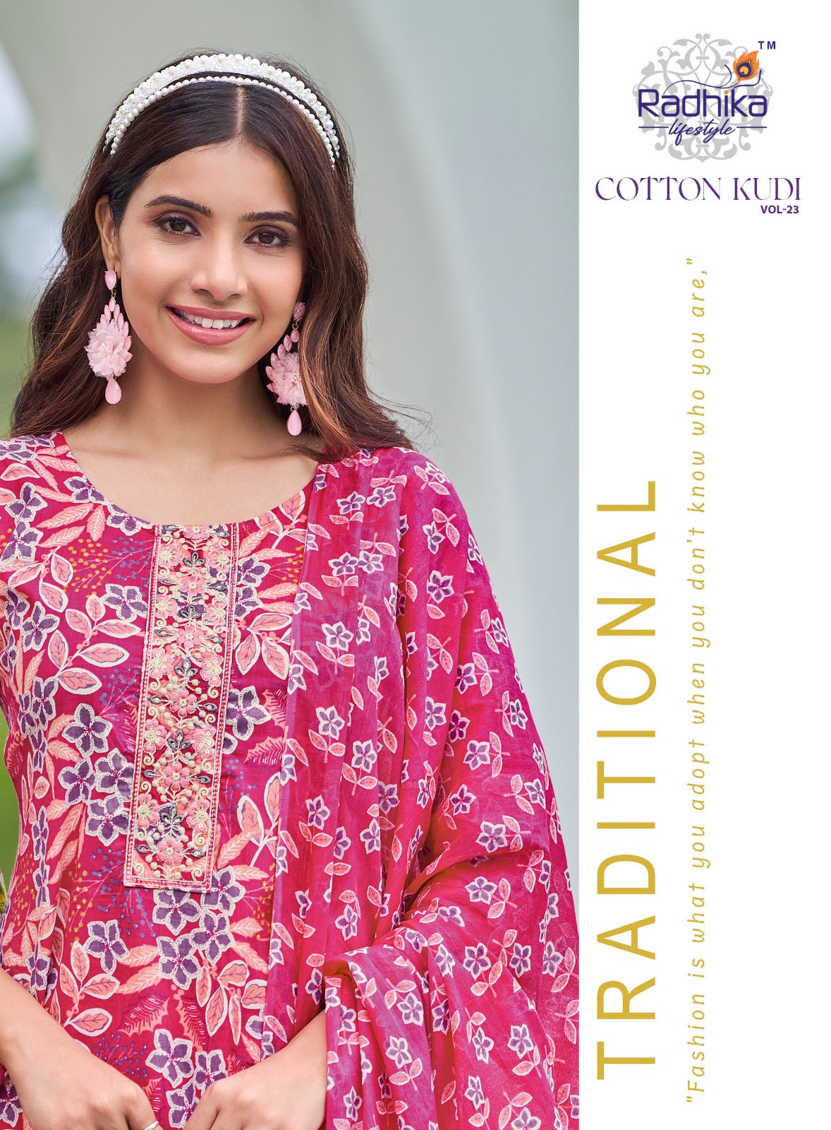 Cotton Kudi Vol 23 Radhika Lifestyle Readymade Pant Style Suits Supplier India