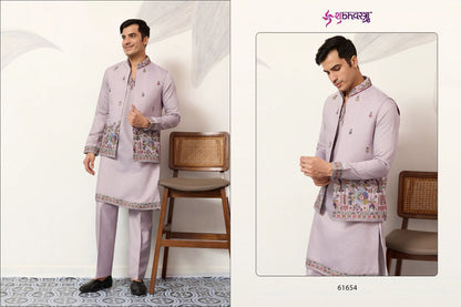 Couture Koti Shubhvastra Viscose Silk Mens Kurta Pajama Wholesale Price