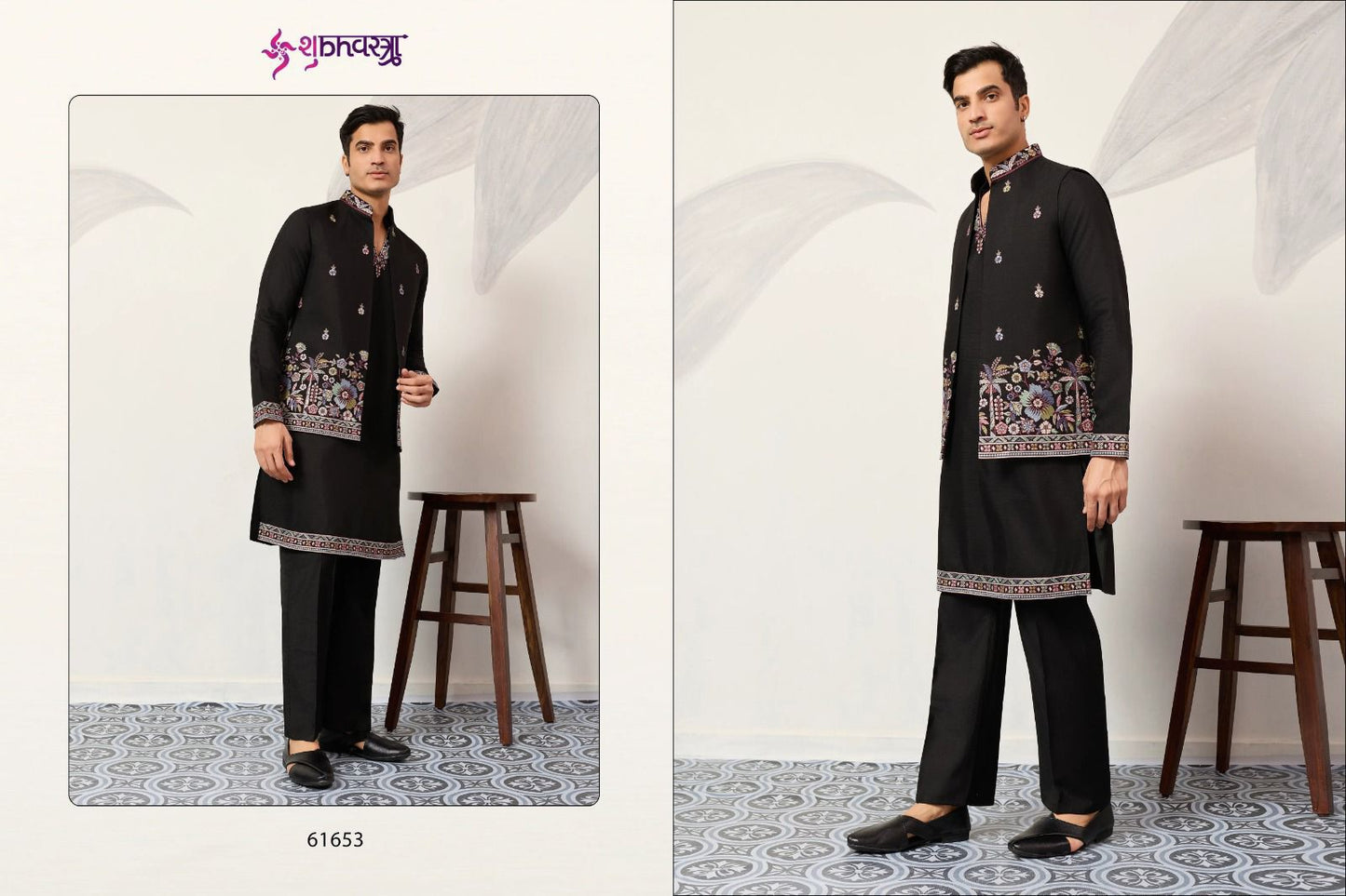 Couture Koti Shubhvastra Viscose Silk Mens Kurta Pajama Wholesale Price