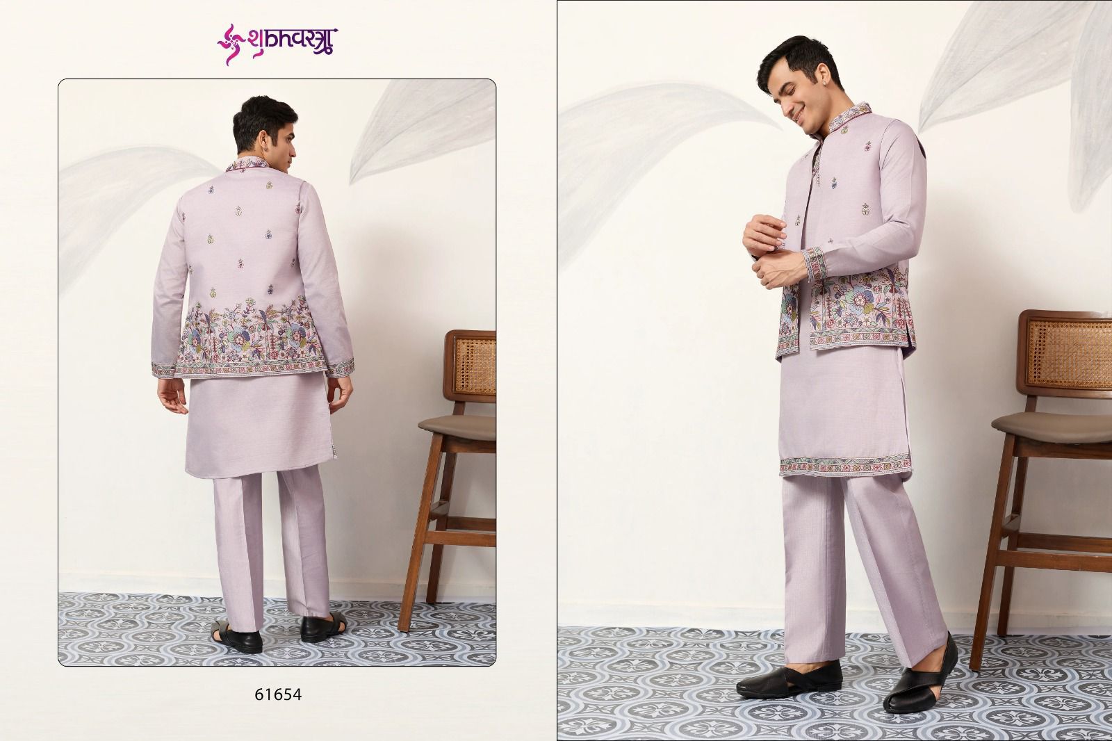 Couture Koti Shubhvastra Viscose Silk Mens Kurta Pajama Wholesale Price