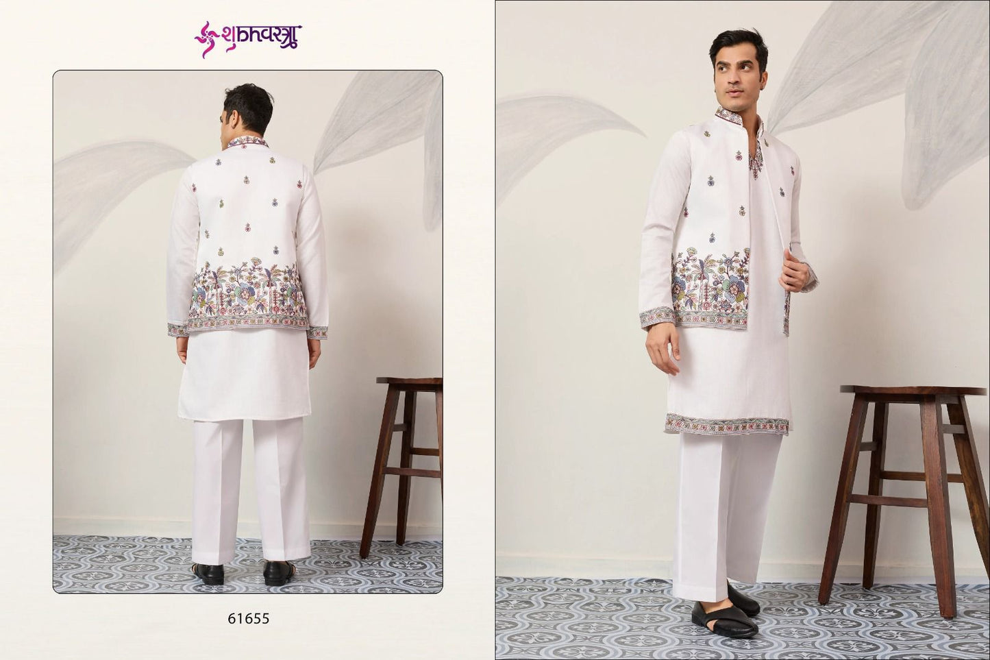 Couture Koti Shubhvastra Viscose Silk Mens Kurta Pajama Wholesale Price