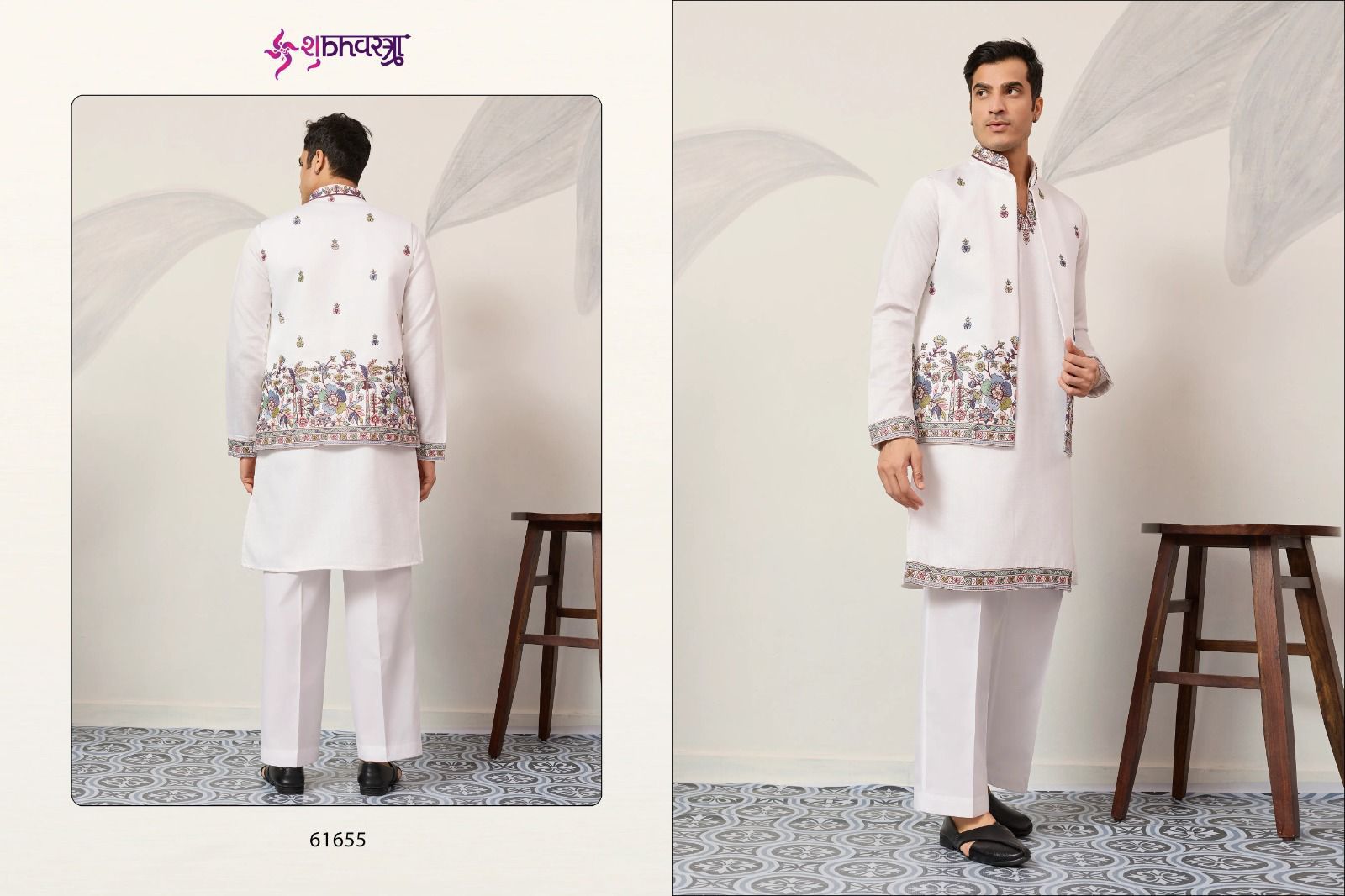 Couture Koti Shubhvastra Viscose Silk Mens Kurta Pajama Wholesale Price