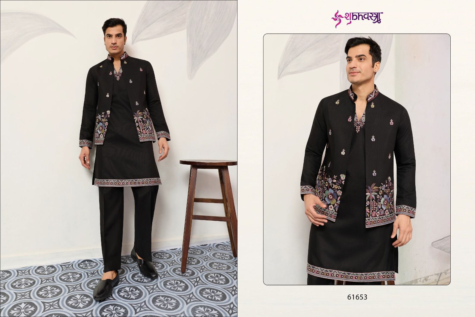 Couture Koti Shubhvastra Viscose Silk Mens Kurta Pajama Wholesale Price