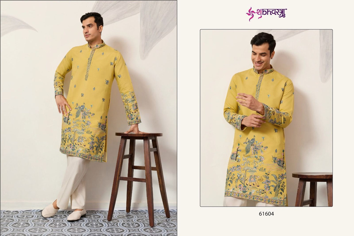 Couture Shubhvastra Viscose Silk Mens Kurta Manufacturer Gujarat