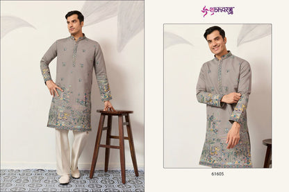 Couture Shubhvastra Viscose Silk Mens Kurta Manufacturer Gujarat