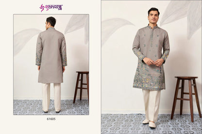 Couture Shubhvastra Viscose Silk Mens Kurta Manufacturer Gujarat