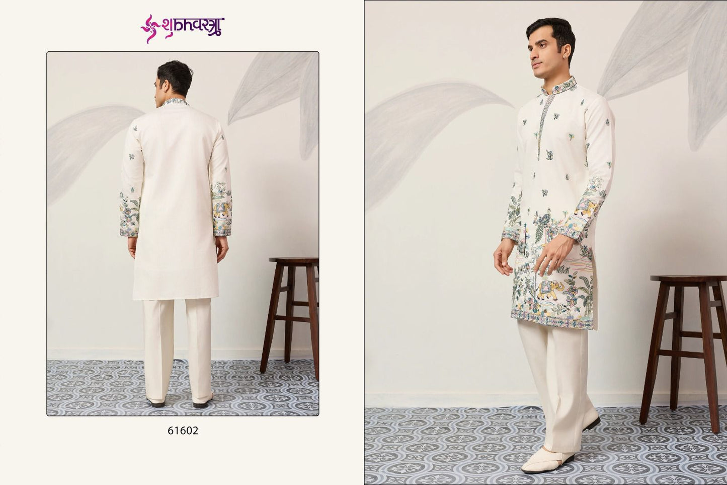 Couture Shubhvastra Viscose Silk Mens Kurta Manufacturer Gujarat