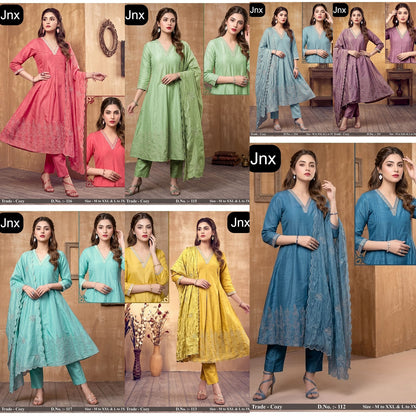 Cozy Jnx Simar Readymade Anarkali Suits Supplier India