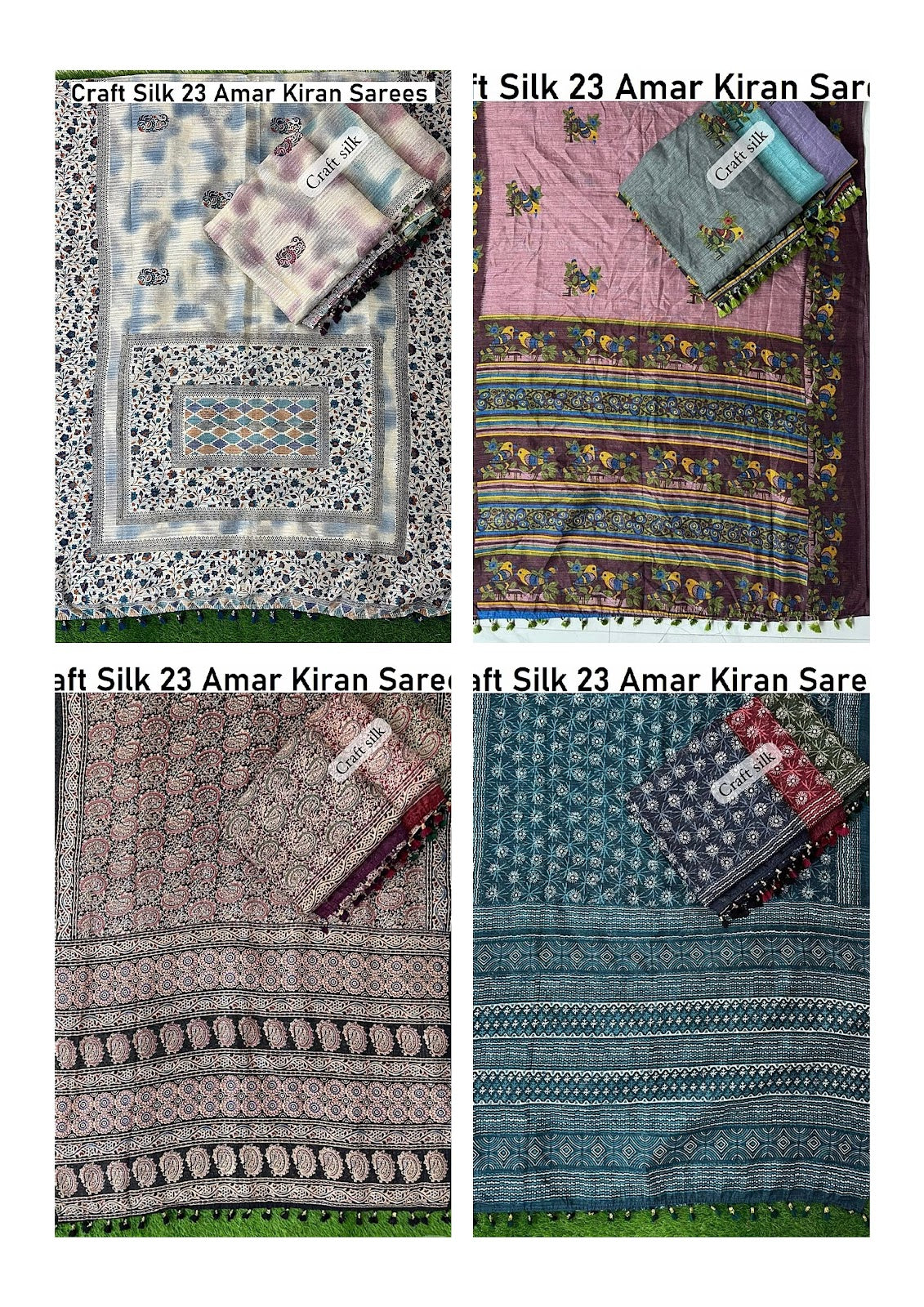 Craft Silk 23 Amar Kiran Sarees Wholesaler Ahmedabad