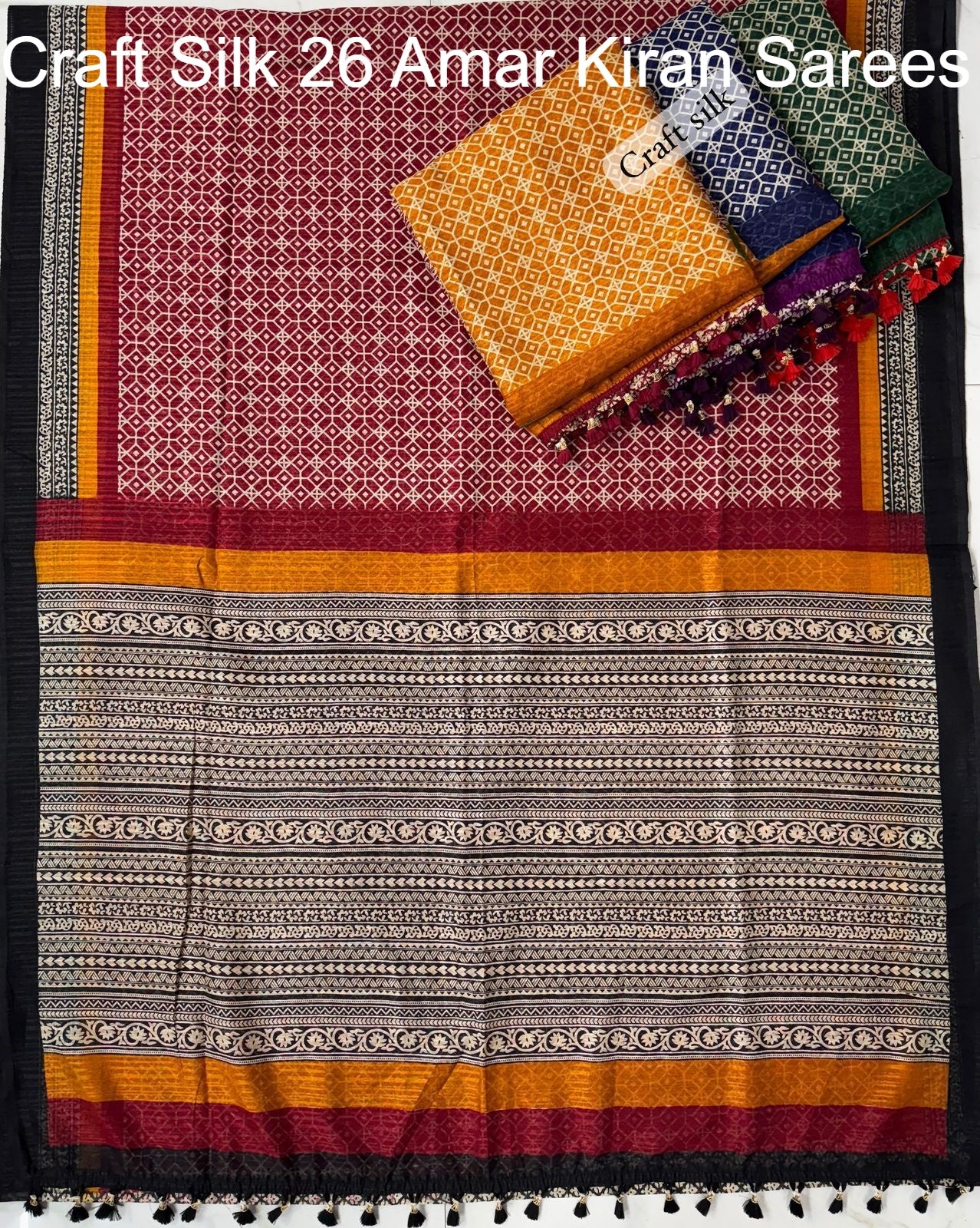 Craft Silk 26 Amar Kiran Sarees Supplier