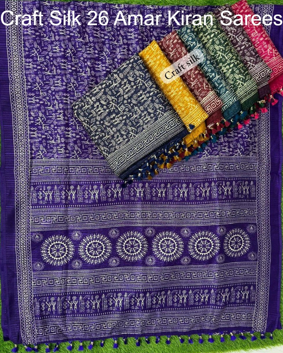 Craft Silk 26 Amar Kiran Sarees Supplier