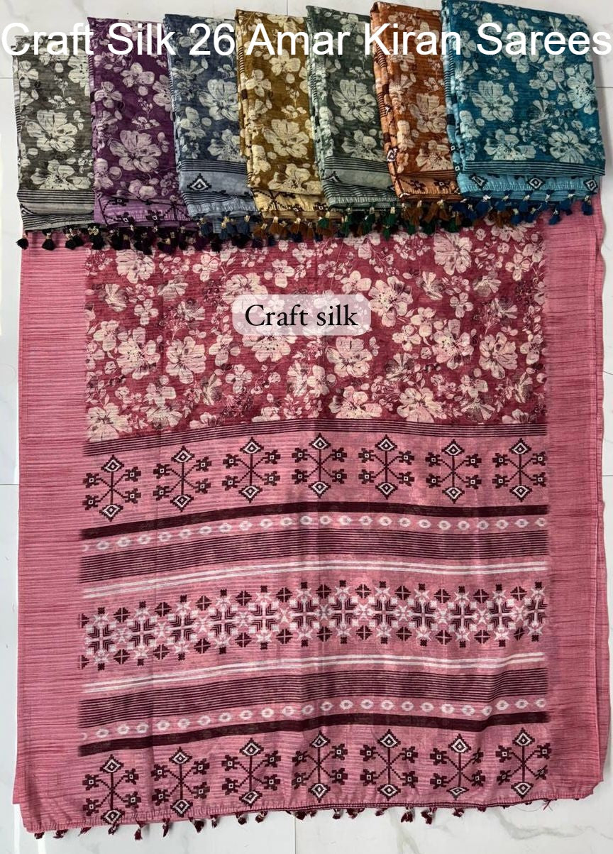Craft Silk 26 Amar Kiran Sarees Supplier