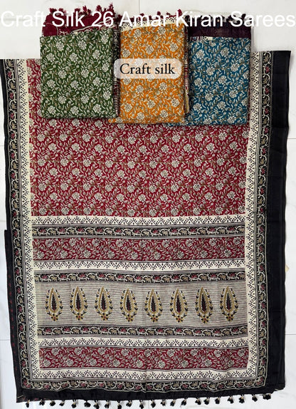 Craft Silk 26 Amar Kiran Sarees Supplier