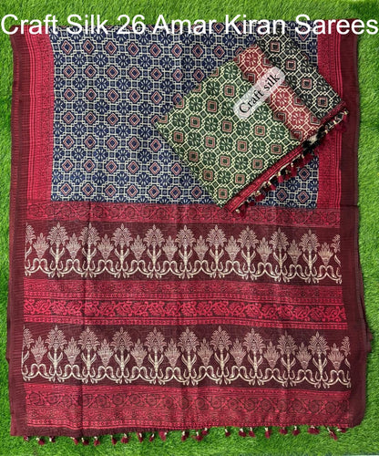 Craft Silk 26 Amar Kiran Sarees Supplier