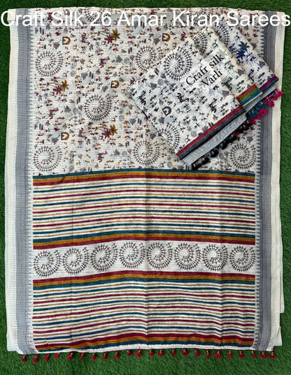 Craft Silk 26 Amar Kiran Sarees Supplier