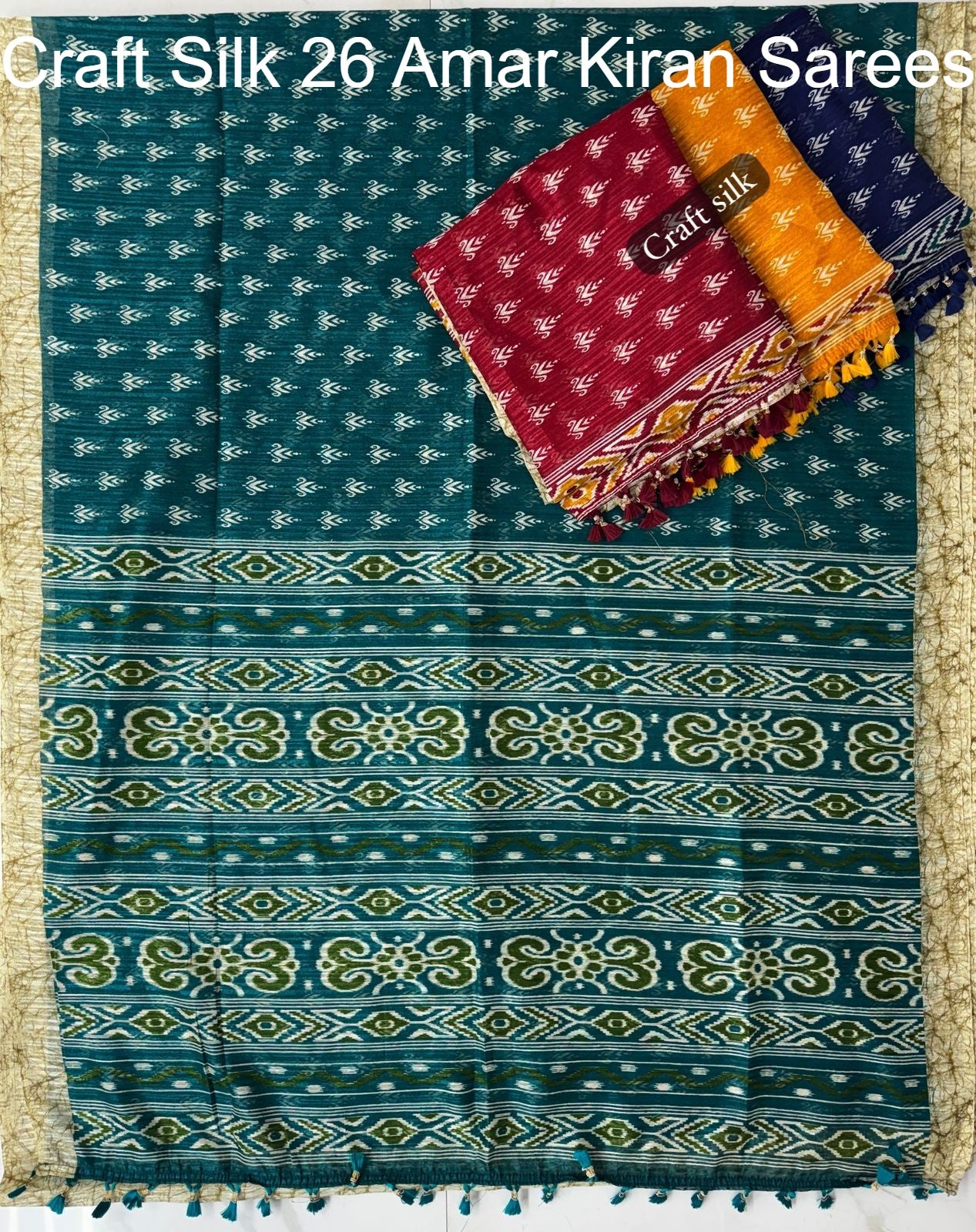 Craft Silk 26 Amar Kiran Sarees Supplier