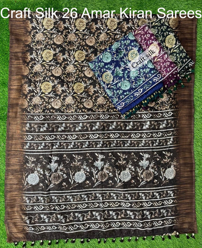 Craft Silk 26 Amar Kiran Sarees Supplier