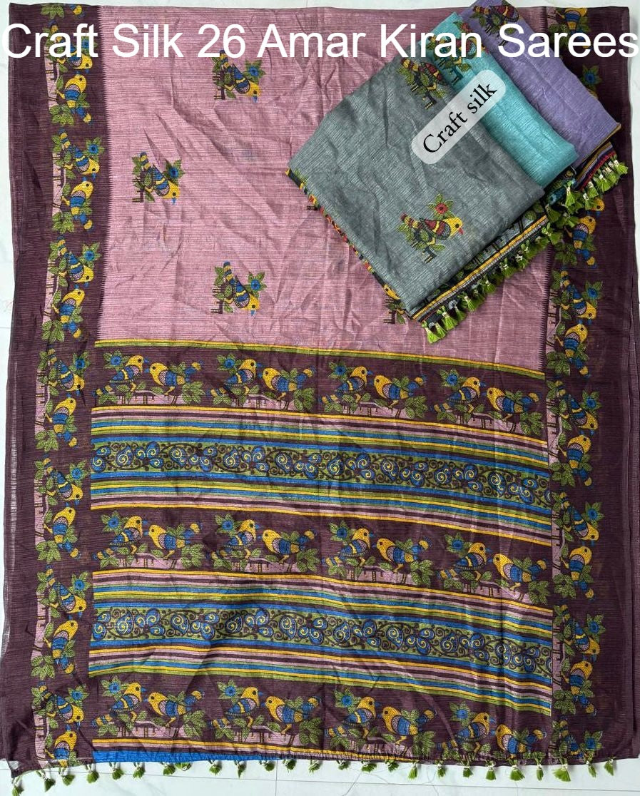Craft Silk 26 Amar Kiran Sarees Supplier