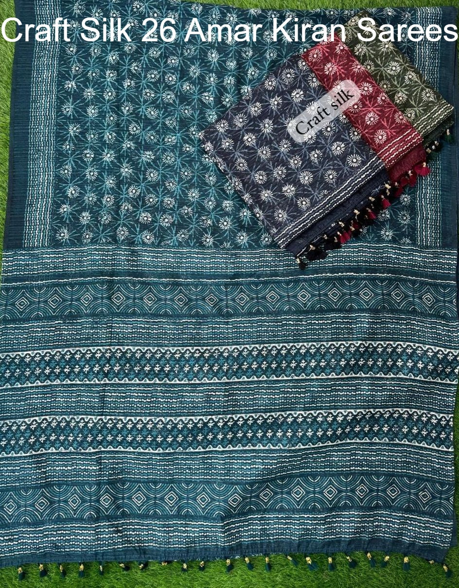 Craft Silk 26 Amar Kiran Sarees Supplier