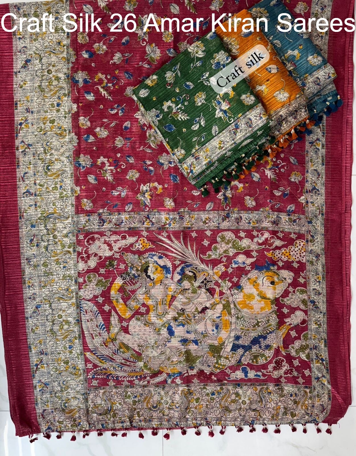 Craft Silk 26 Amar Kiran Sarees Supplier