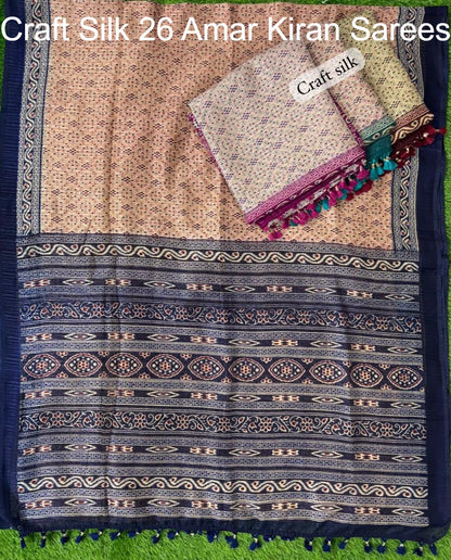 Craft Silk 26 Amar Kiran Sarees Supplier