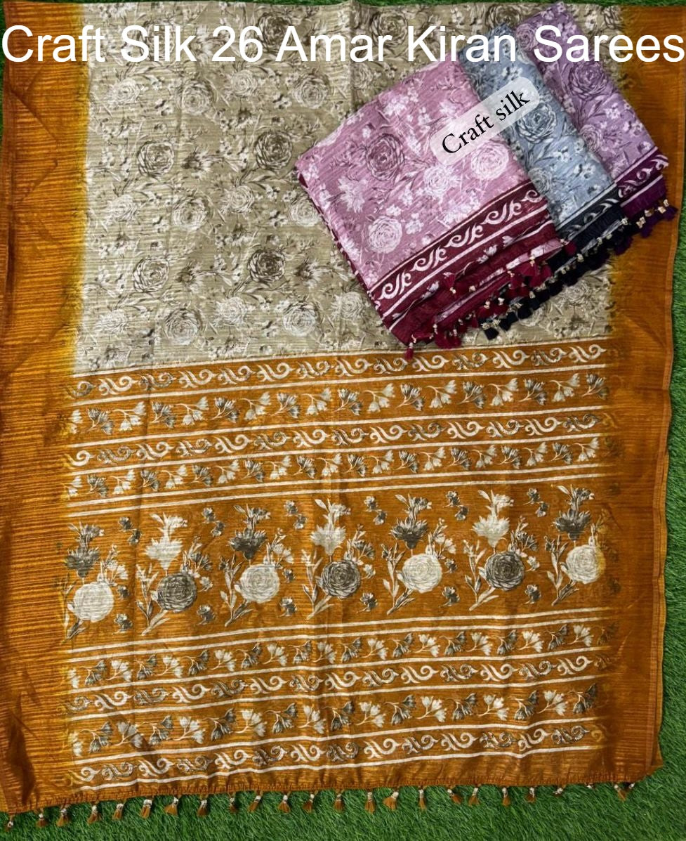 Craft Silk 26 Amar Kiran Sarees Supplier