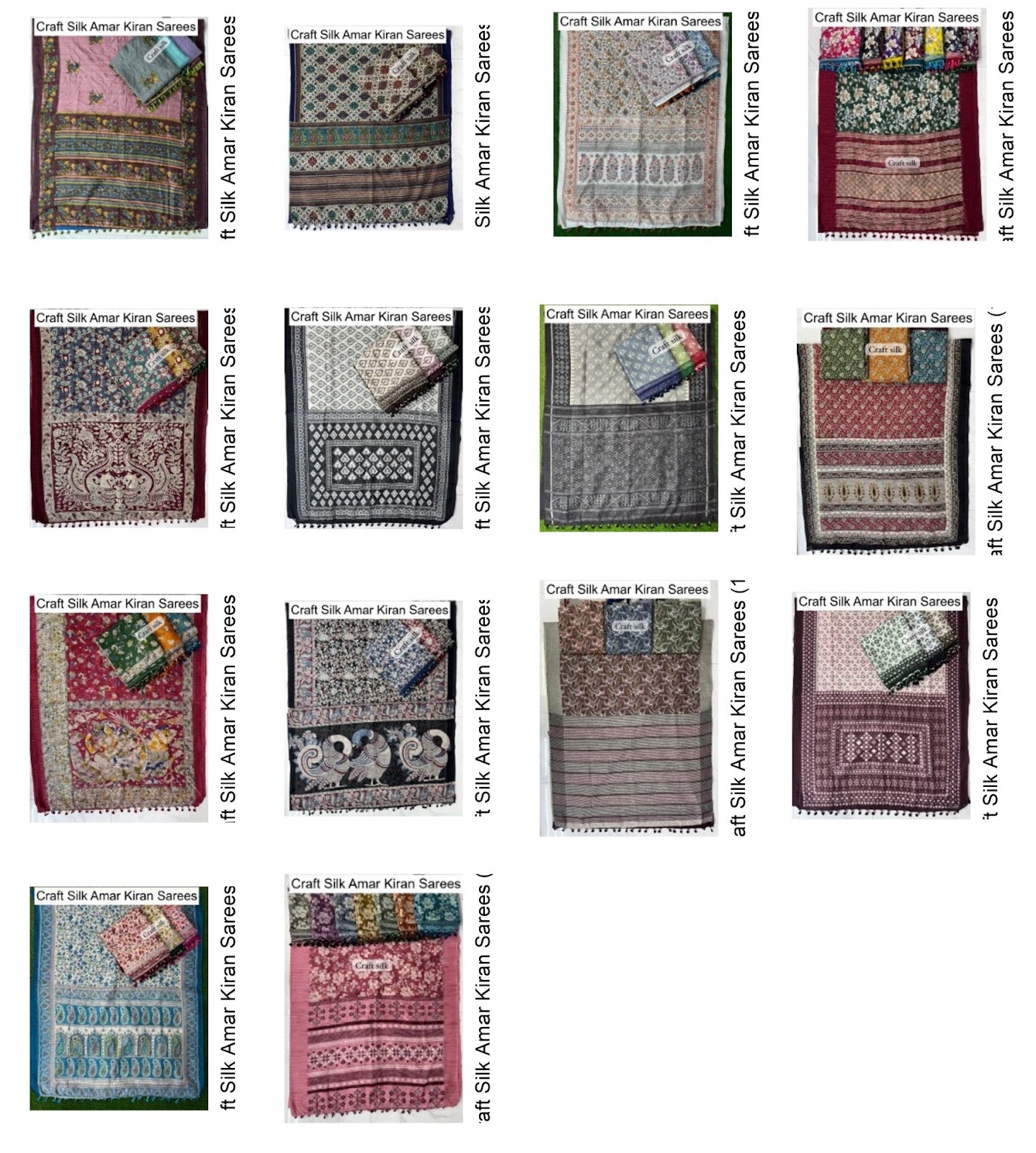 Craft Silk Amar Kiran Silk Sarees Wholesale