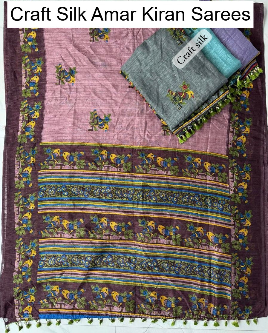 Craft Silk Amar Kiran Silk Sarees Wholesale