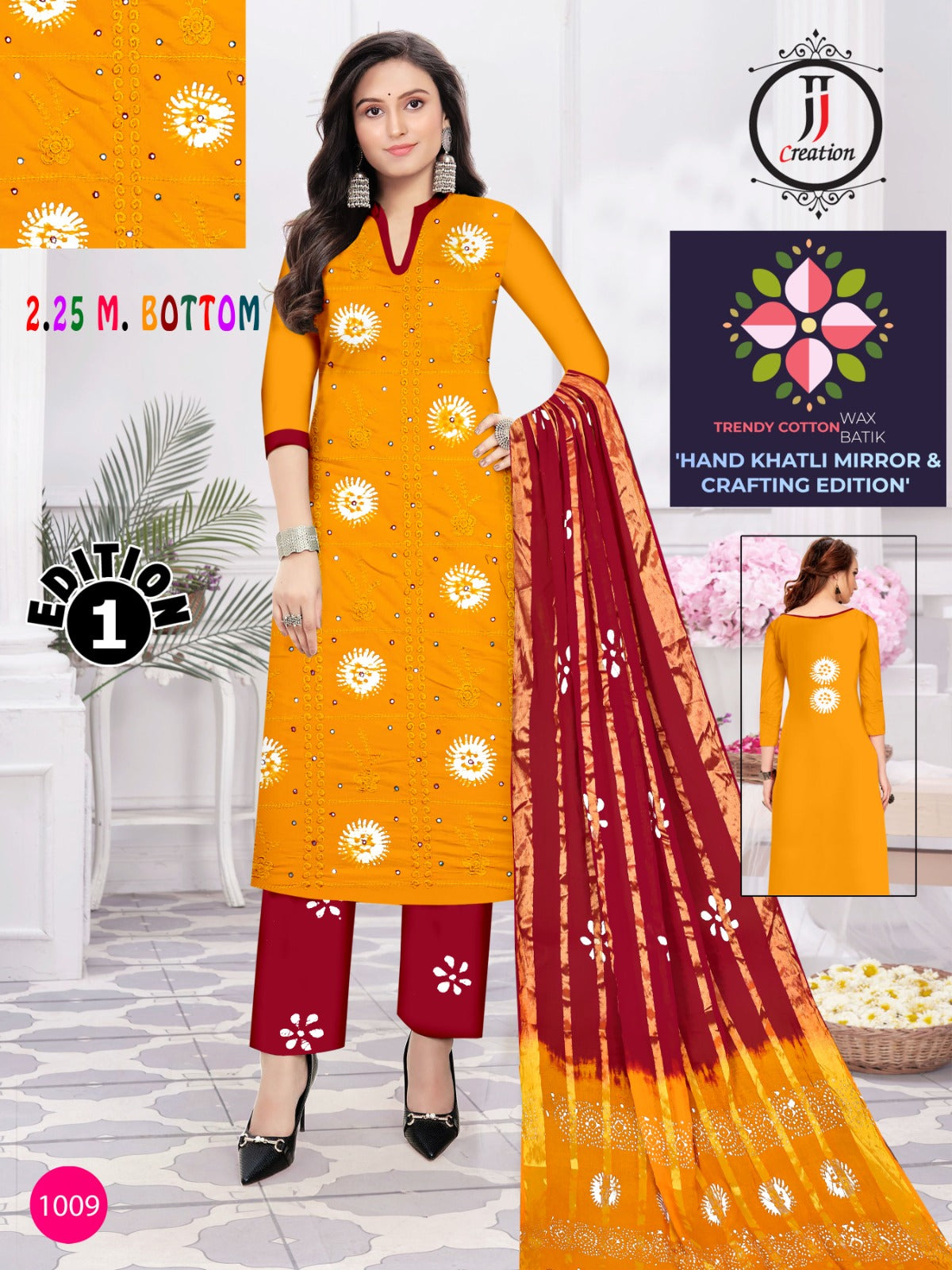 Crafting Edition 1 Jj Cotton Dress Material Wholesaler Gujarat