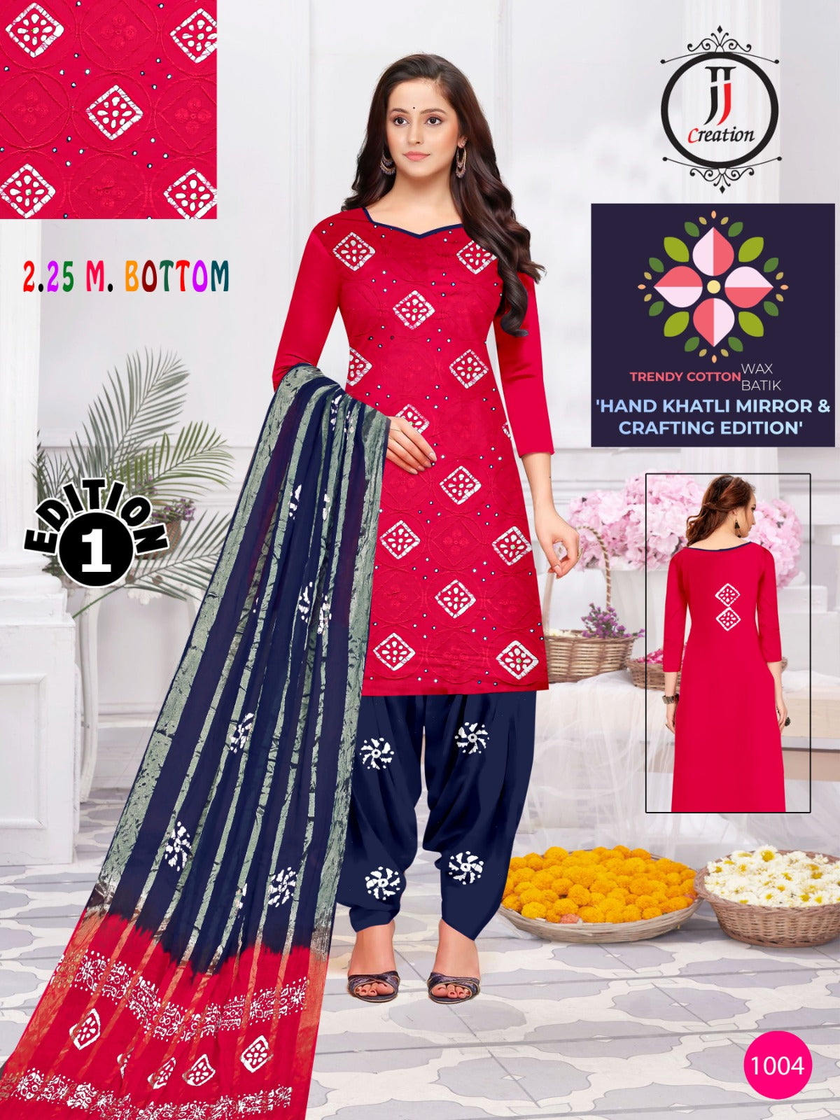 Crafting Edition 1 Jj Cotton Dress Material Wholesaler Gujarat