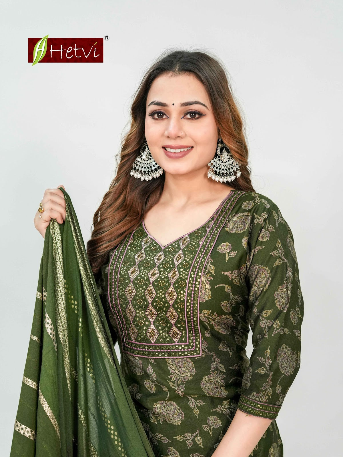 Cranberry Hetvi Vertican Readymade Pant Style Suits Wholesaler Ahmedabad