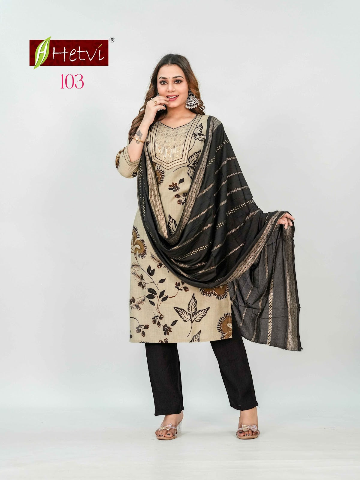 Cranberry Hetvi Vertican Readymade Pant Style Suits Wholesaler Ahmedabad