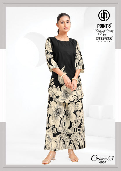 Craze23 Vol 6 Deeptex Prints Co Ord Set Exporter