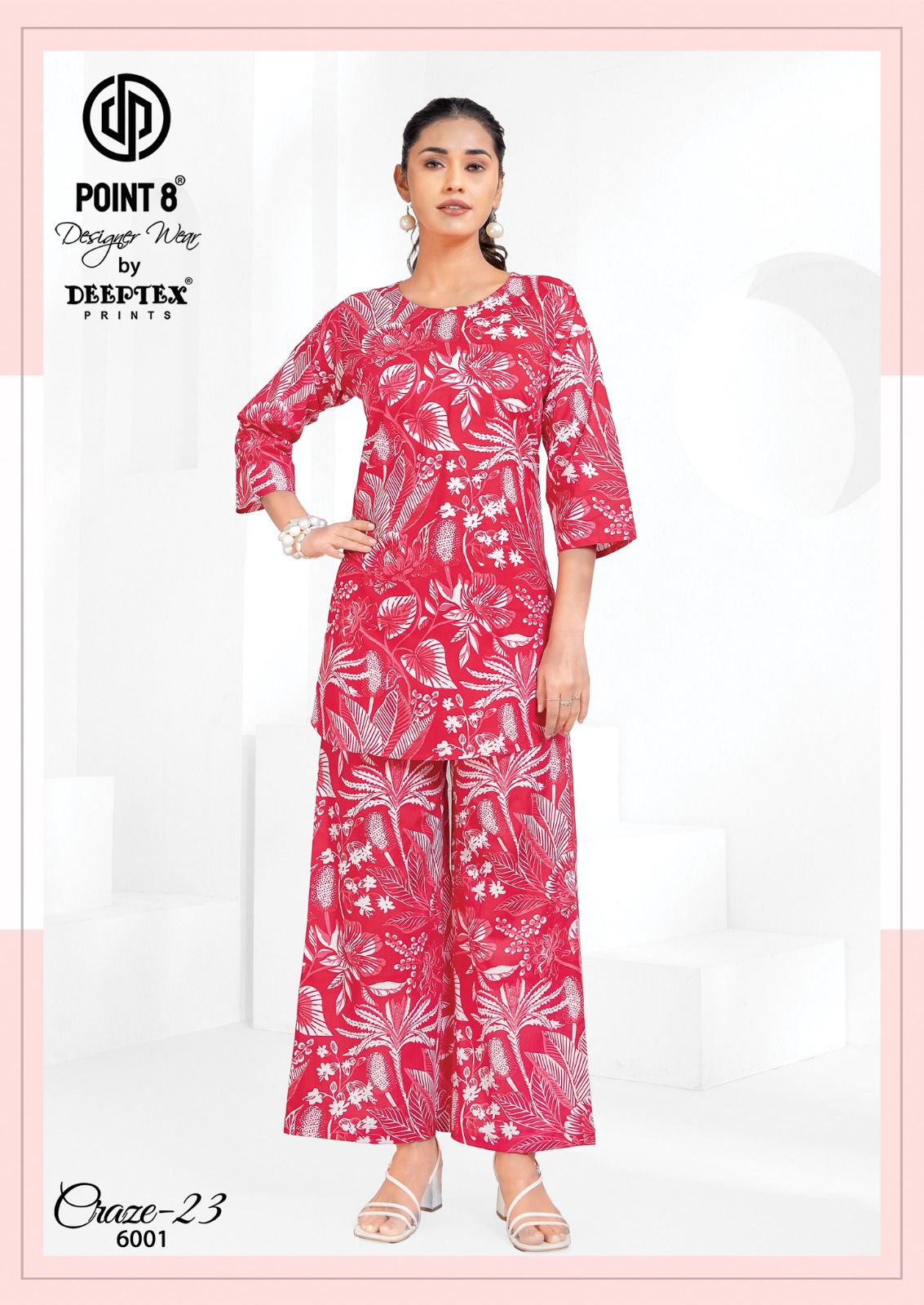 Craze23 Vol 6 Deeptex Prints Co Ord Set Exporter