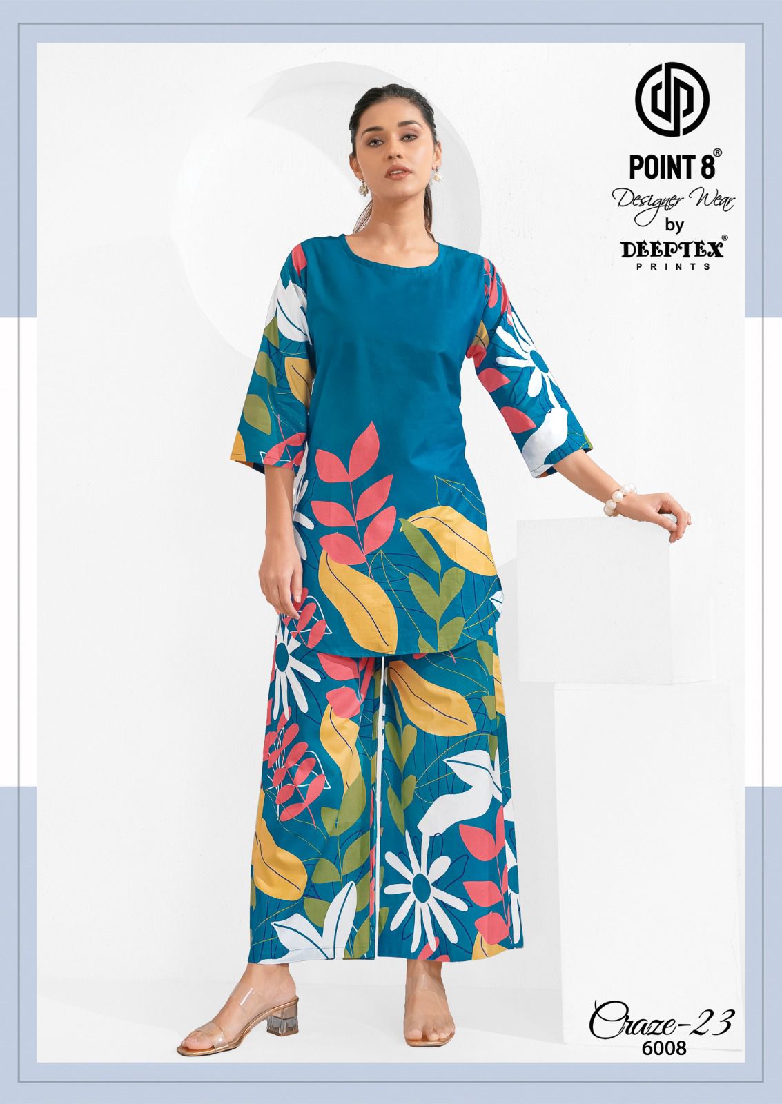 Craze23 Vol 6 Deeptex Prints Co Ord Set Exporter