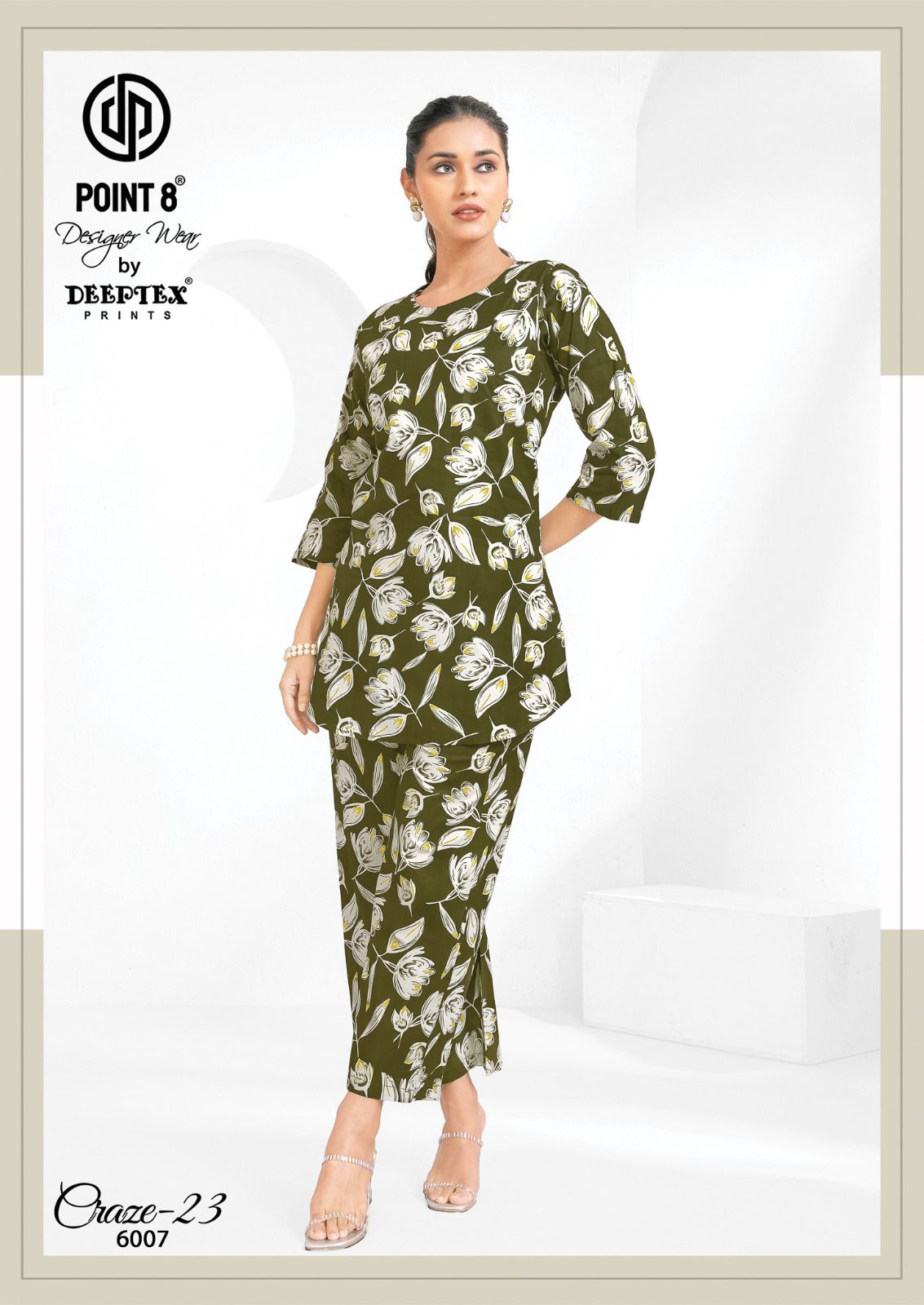Craze23 Vol 6 Deeptex Prints Co Ord Set Exporter