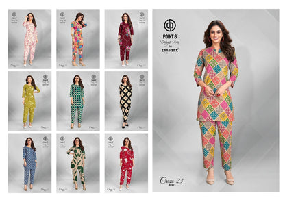 Craze 23 Vol 4 Deeptex Prints Cotton Co Ord Set Exporter India