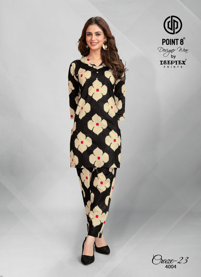 Craze 23 Vol 4 Deeptex Prints Cotton Co Ord Set Exporter India
